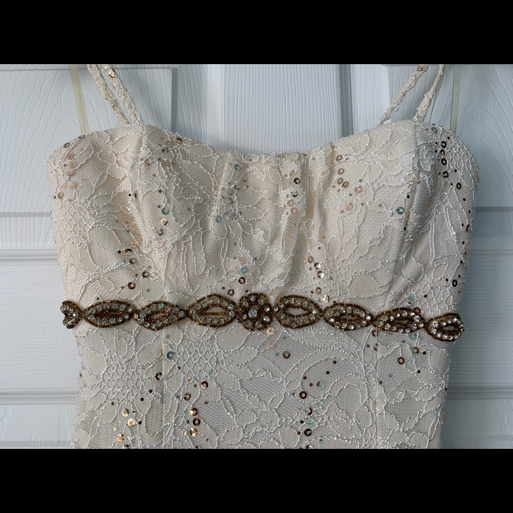 Prom Dress- Off white/ Cream